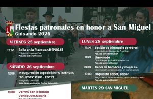 Fiestas de San Miguel 2026 en Guisando
